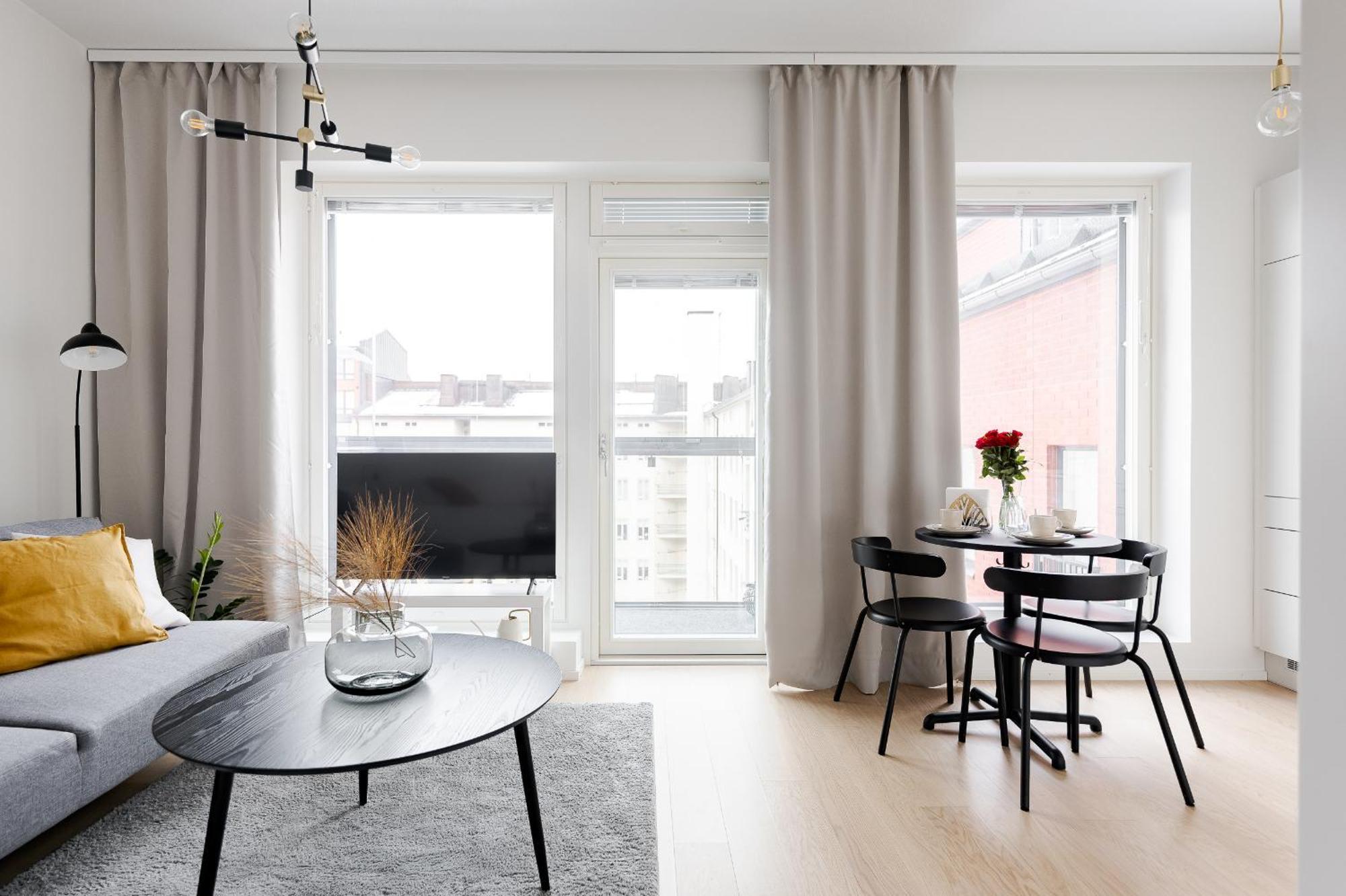 Great Location, Quiet And New With Balcony&Cafe Lägenhet Tammerfors Exteriör bild